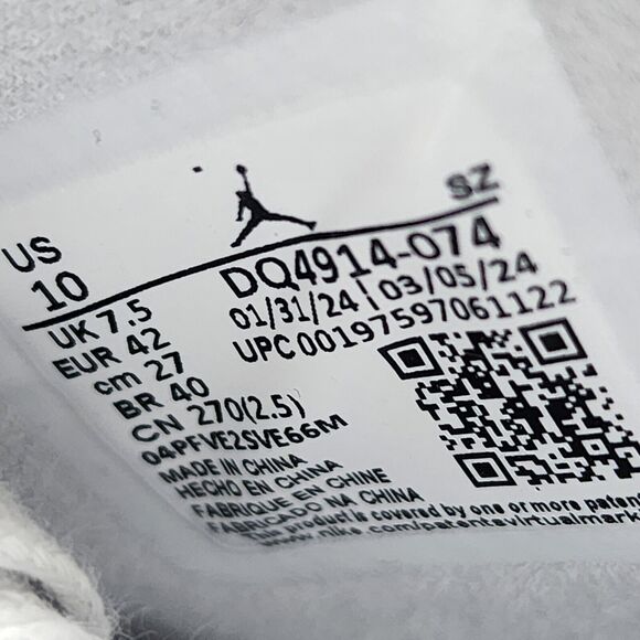 Wmns Air Jordan 6 Retro Craft Pearl Brand New Sz 10 - Picture 8 of 10